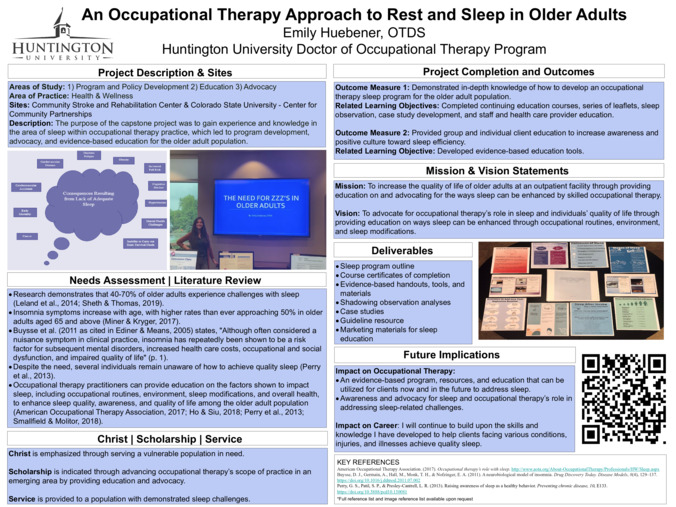 An Occupational Therapy Approach to Rest and Sleep in Older Adults Thumbnail