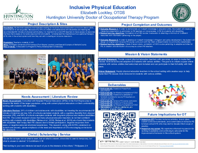 Inclusive Physical Education miniatura